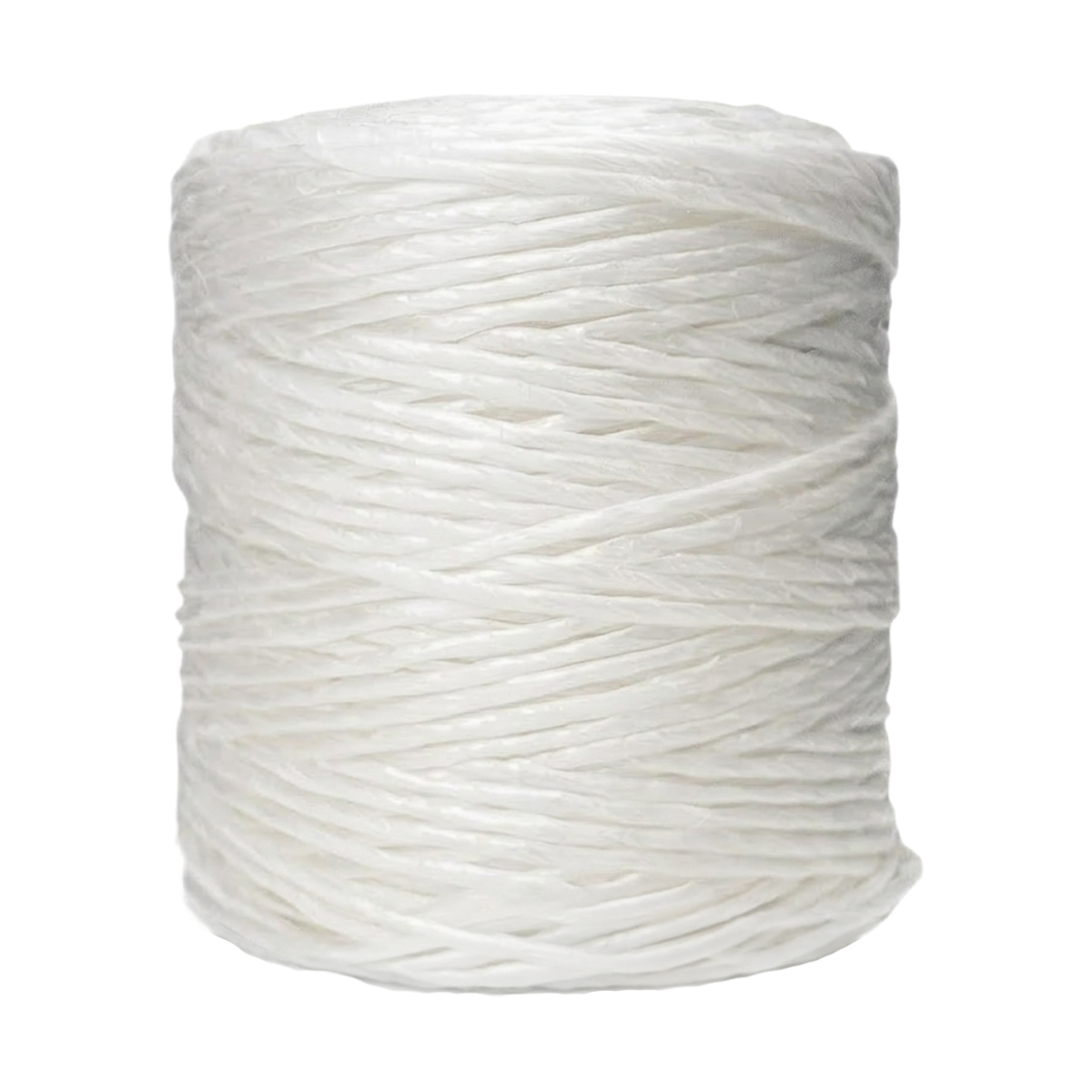 Rafia Fibrilada Color Blanco - Bobina 500 gr