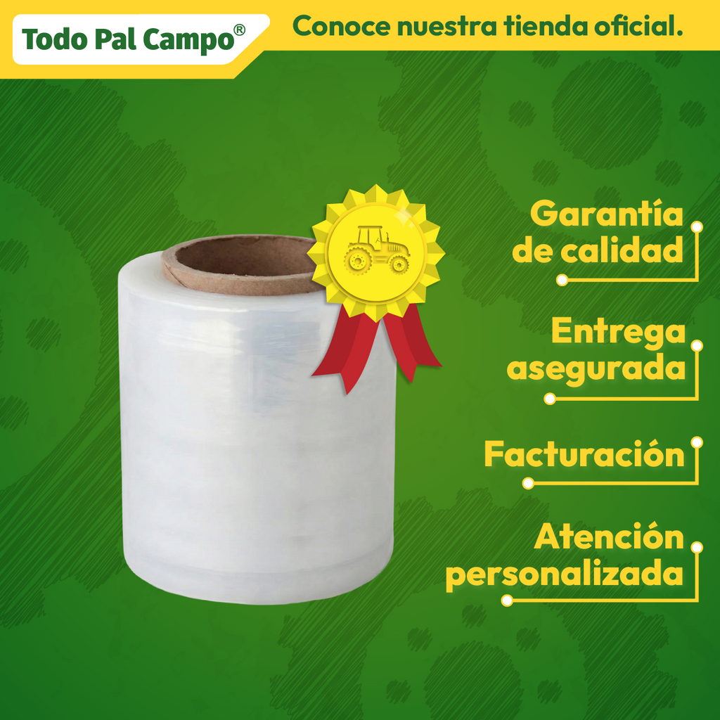 Mini Stretch Film Manual - 5" Cal. 80 2000 Ft - 12 Unidades