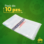 Arpilla Blanca Mexican Onion Con Jareta 47x75cm Pack 10 Pzs