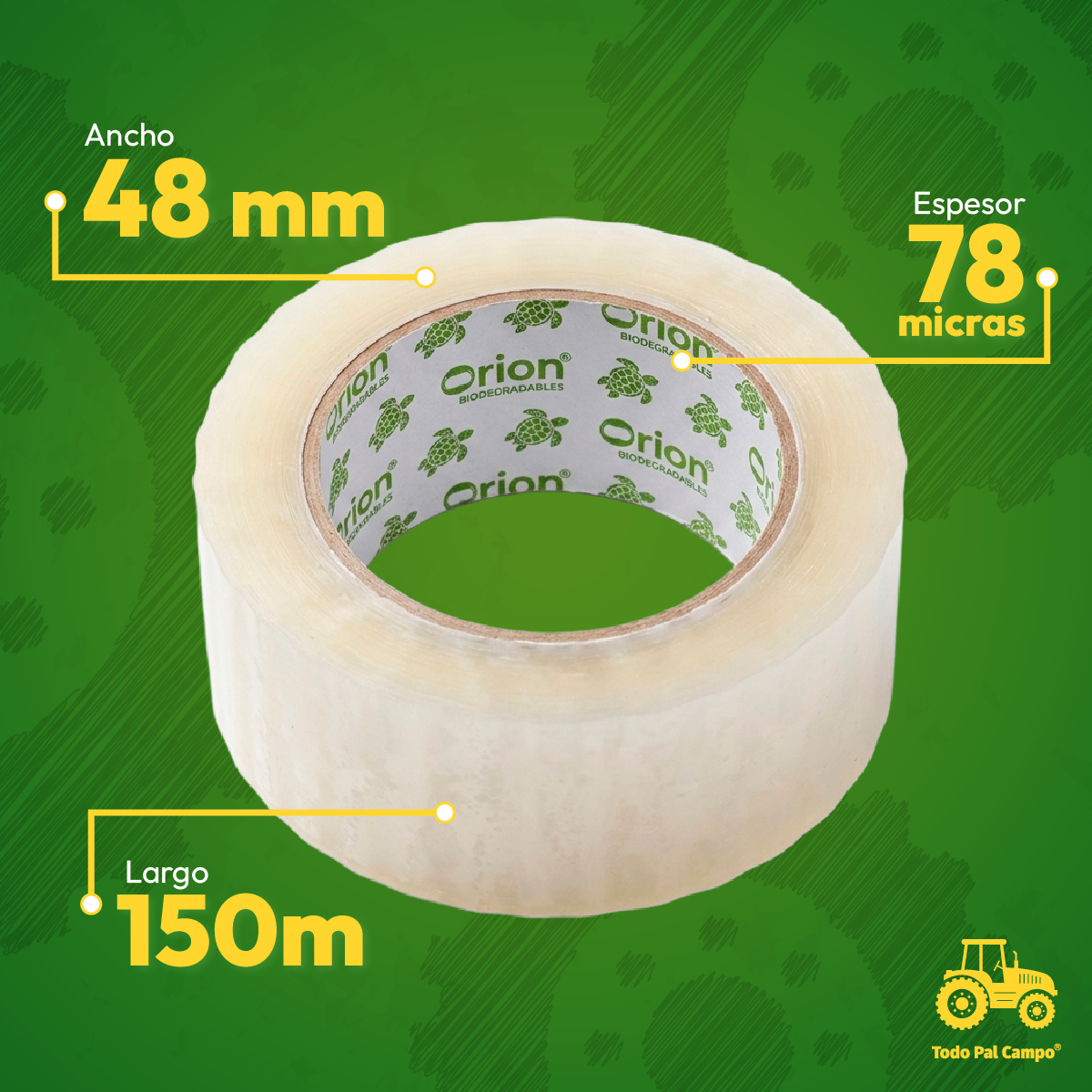 Cinta Adhesiva Transparente 48mm X 150m - Caja de 36 Unidades