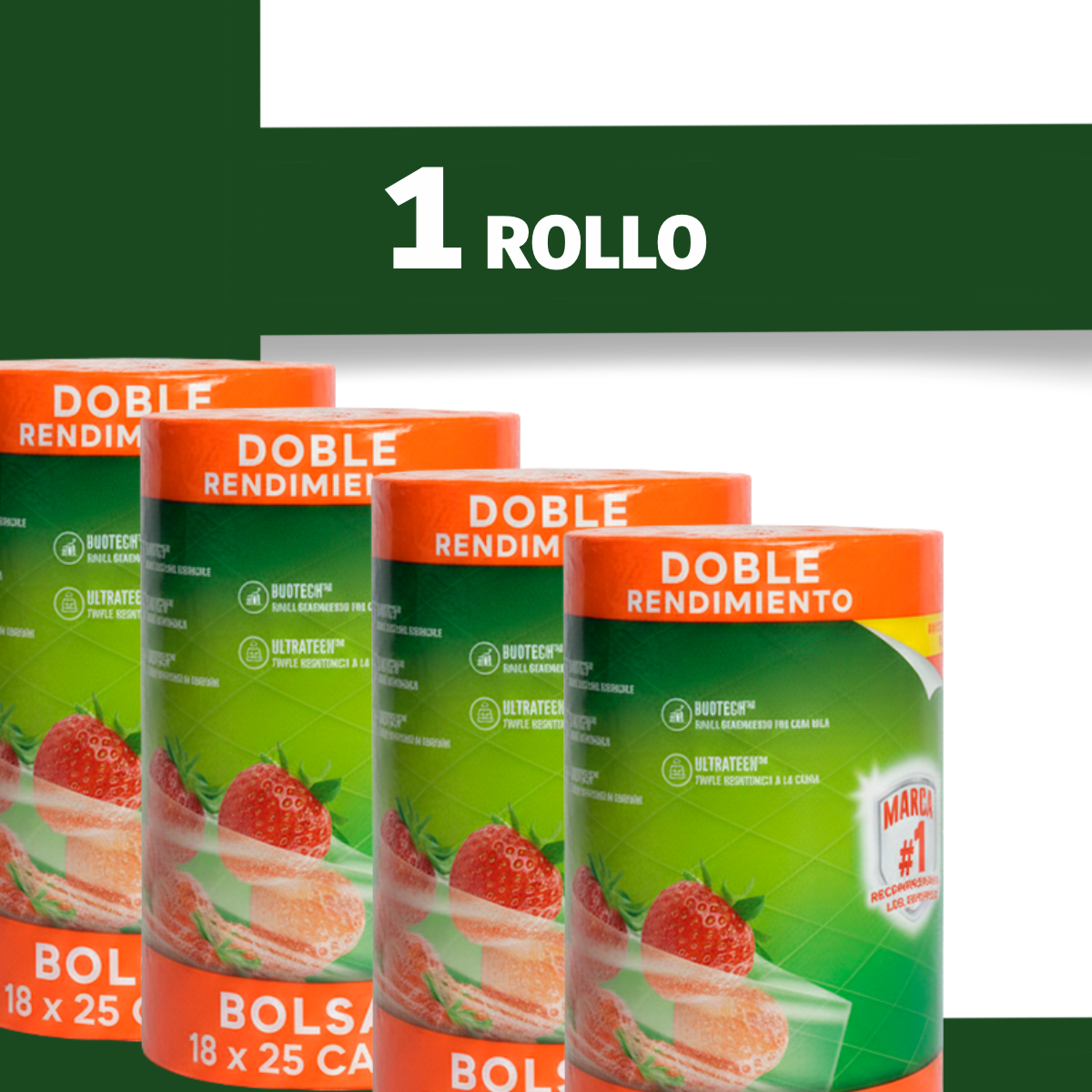 Bolsas Para Abarrotes En Rollo 20x30 Con Precorte 500pzs