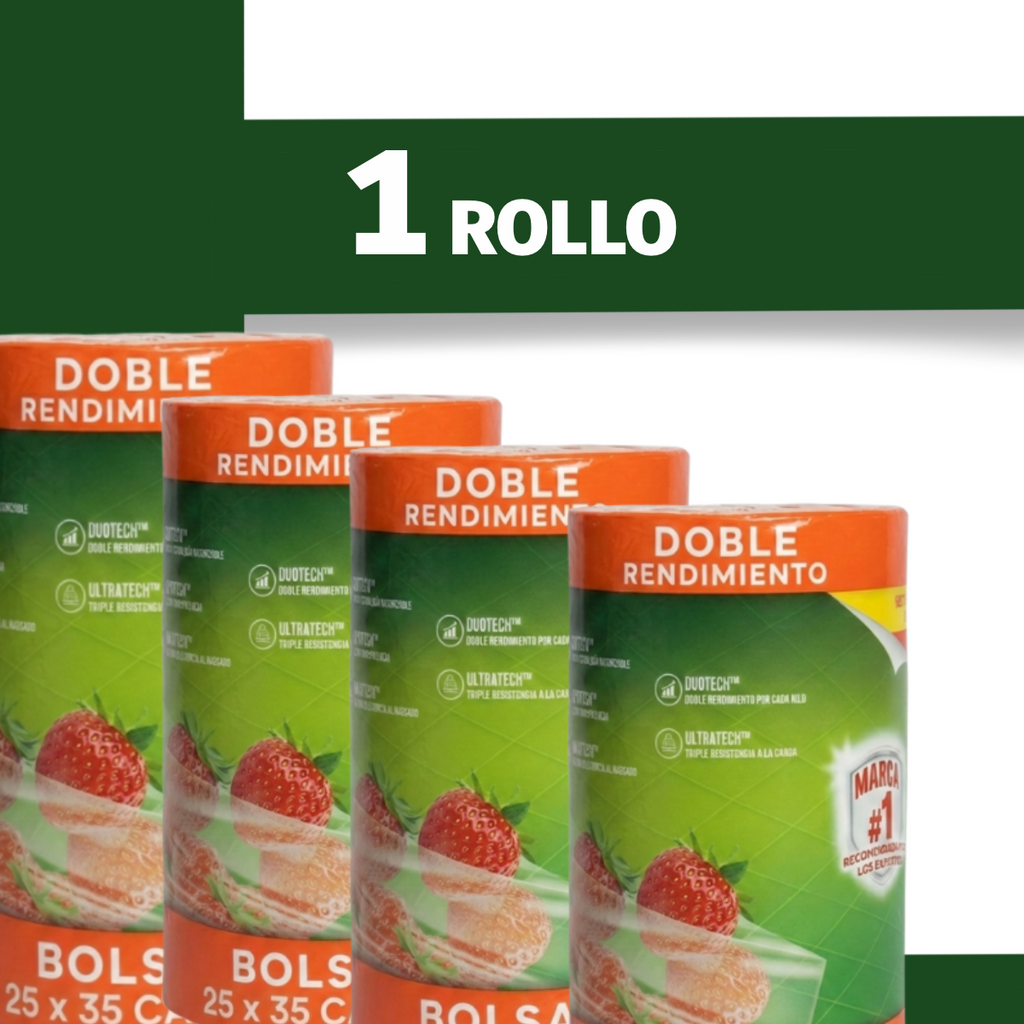 Bolsa Baja Densidad 18x25 Cm Rollo De 500pzs