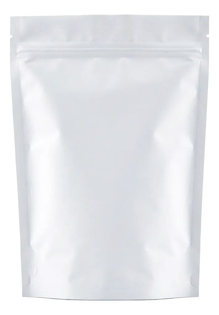 Bolsa Stand Up Pouch Blanca Trilaminada 500gr