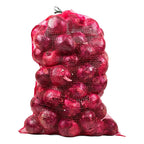 Arpilla De Malla Color Rojo Cereza 52x86cm Pack 10 Pzas