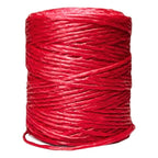 1pz Rafia Fibrilada Cal. 2 Gr Bobina De 500 G Color Rojo