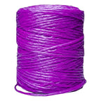 Hilo Rafia Fibrilada Morada Bobina De 500g Calibre 2gr Morado