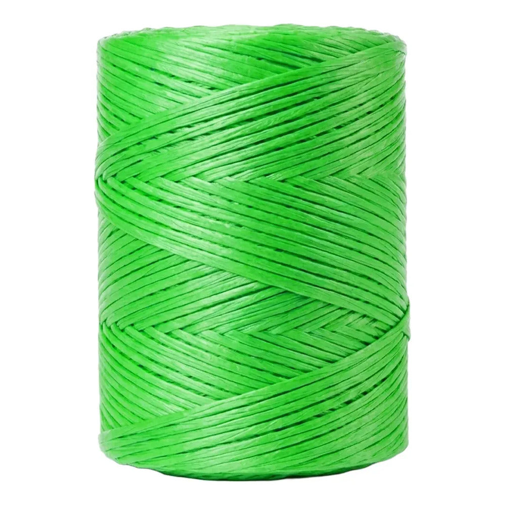 Rafia Verde Limon Rollo 1kg Hilo Fibrilado Para Manualidades Verde Limón