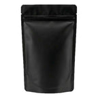 50 Pzas Bolsa Stand Up Pouch Negra Mate 150g Trilaminada