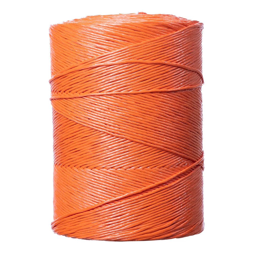 1pz Rafia Fibrilada Cal.2gr Bobina De 1.5kg Color Naranja Uv