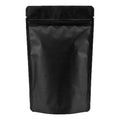 50 Bolsa Stand Up Pouch Zipper Negro Mate 250gr Alta Barrera