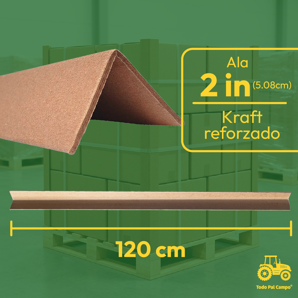 Esquinero de Cartón Kraft - 25 Unidades