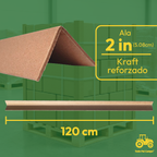 Esquinero de Cartón Kraft - 25 Unidades