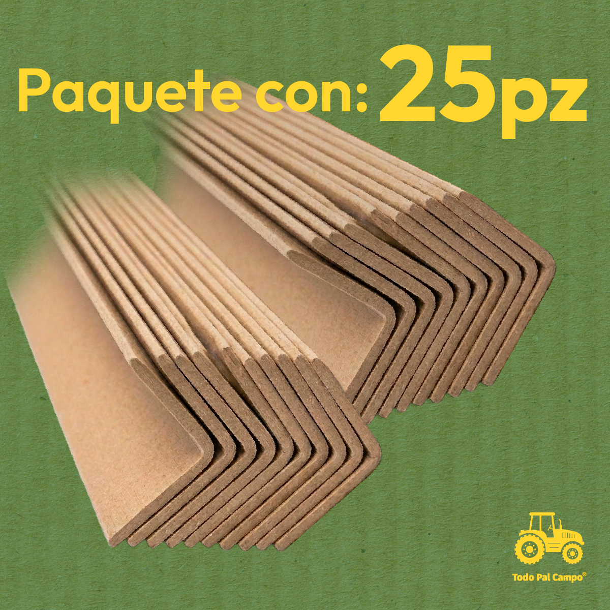 Esquinero de Cartón Kraft - 25 Unidades