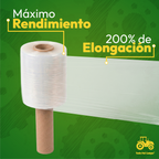 Stretch Film Con Mango - 3" Cal. 80 2000 Ft - 12 Unidades