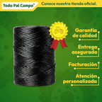 Hilo Rafia Fibrilada Negra Bobina 1kg Manualidades Cal 2gr Negro