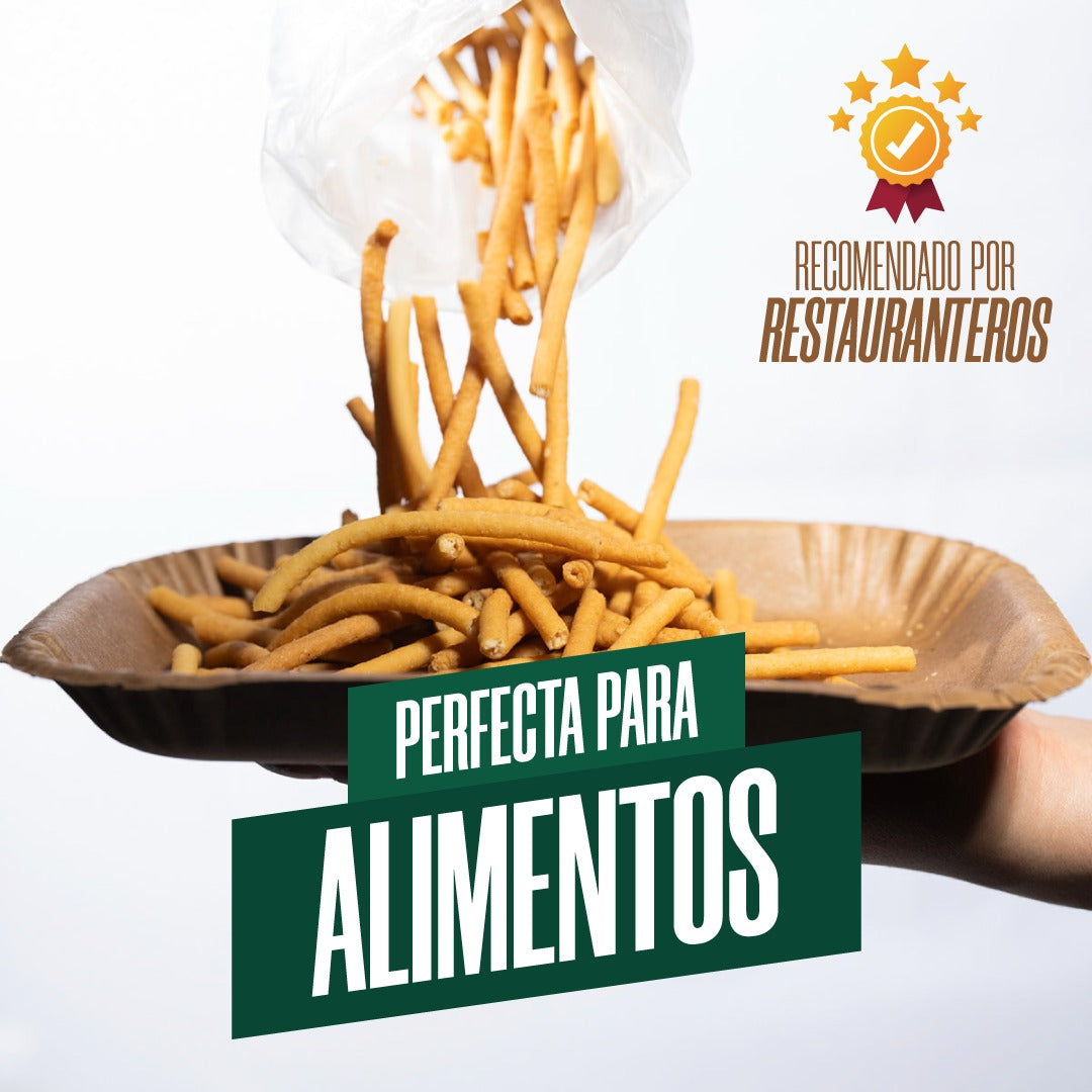 Charola 855 Desechable Cartón Ecológico 51 Pzas Compostable