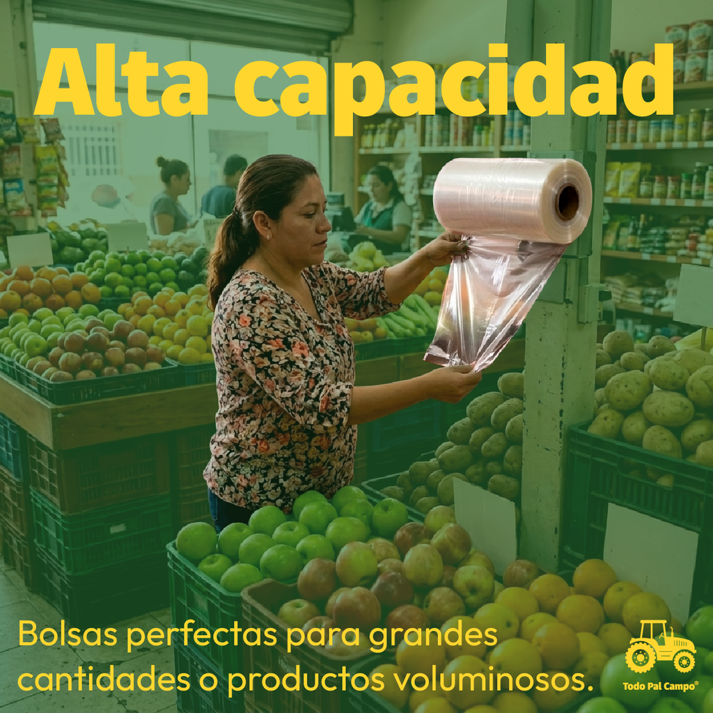 Bolsas Plástico de Baja Densidad 30x40 Cm - 3 Rollos con 500pzs