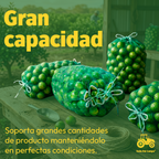 10pzs Arpilla Verde Polipropileno 58x86 Para Empaque Y Fruta